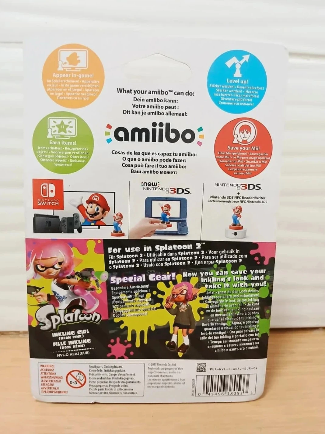 Figurino Nintendo Amiibo Garota Inkling Splatoon – photo 2